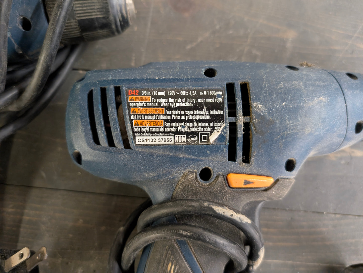 Drill bundle! 2 Ryobi Corded drills and 1 workforce drill