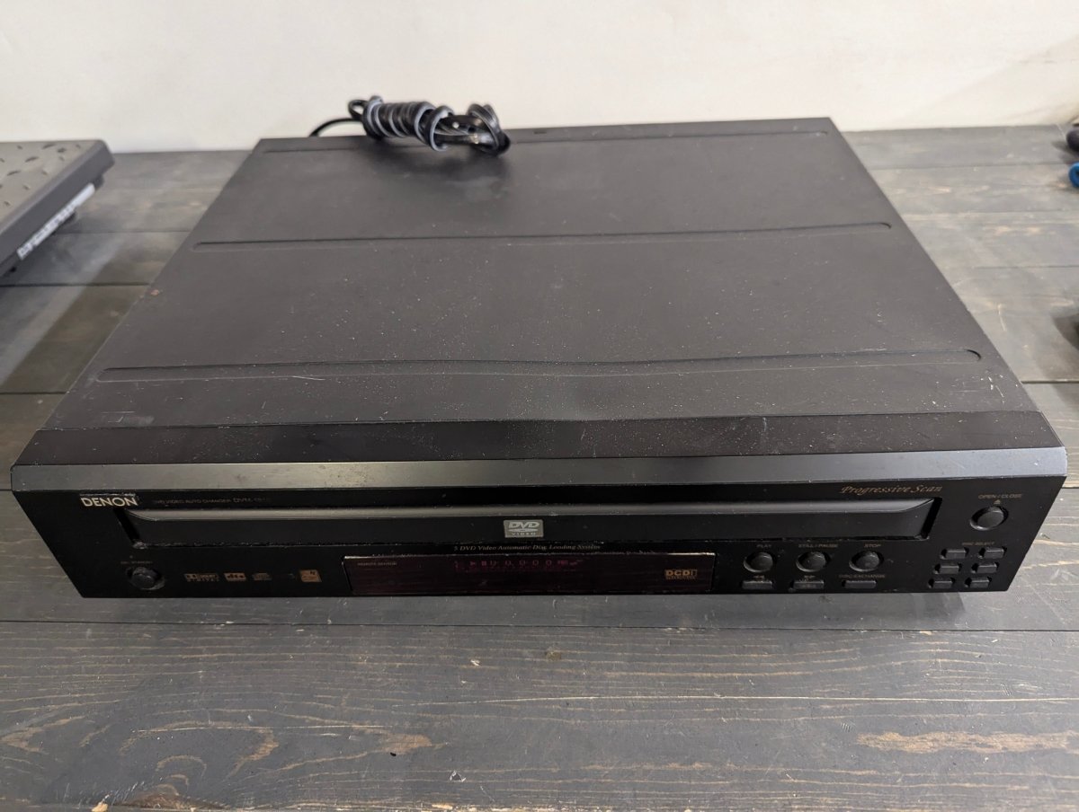 Denon DVM 1815 5 Disc Tray DVD Player Used mostly functional - Crap4Cash -