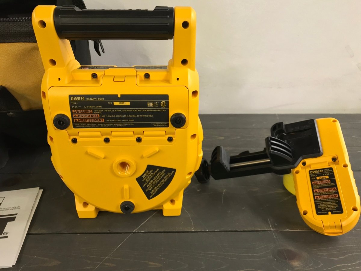 DeWalt DW074 Self - leveling Rotary Laser Kit - Crap4Cash - Tools
