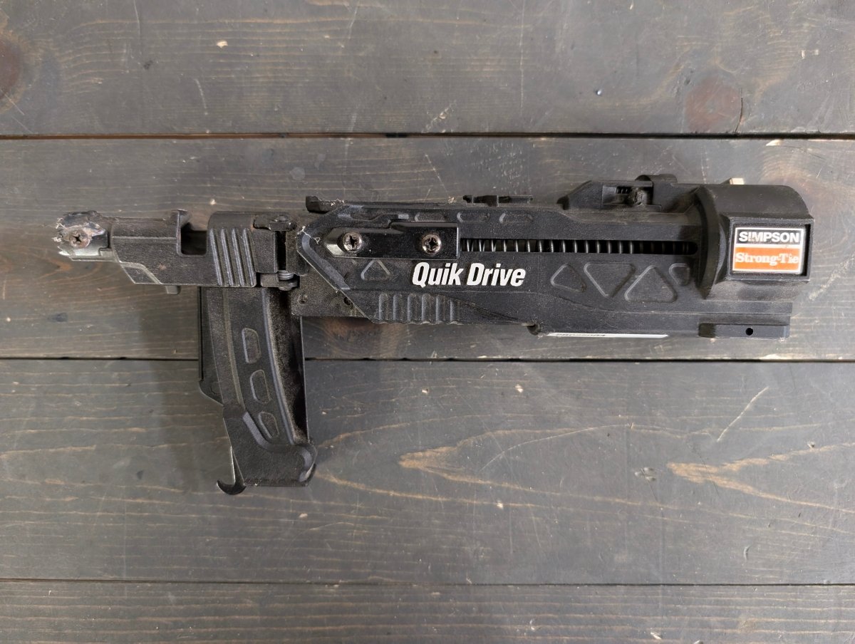 Simpson Quik Drive Strong - Tie Roofing G3 Series Attachments and Rigid R7000 Drill - Crap4Cash -