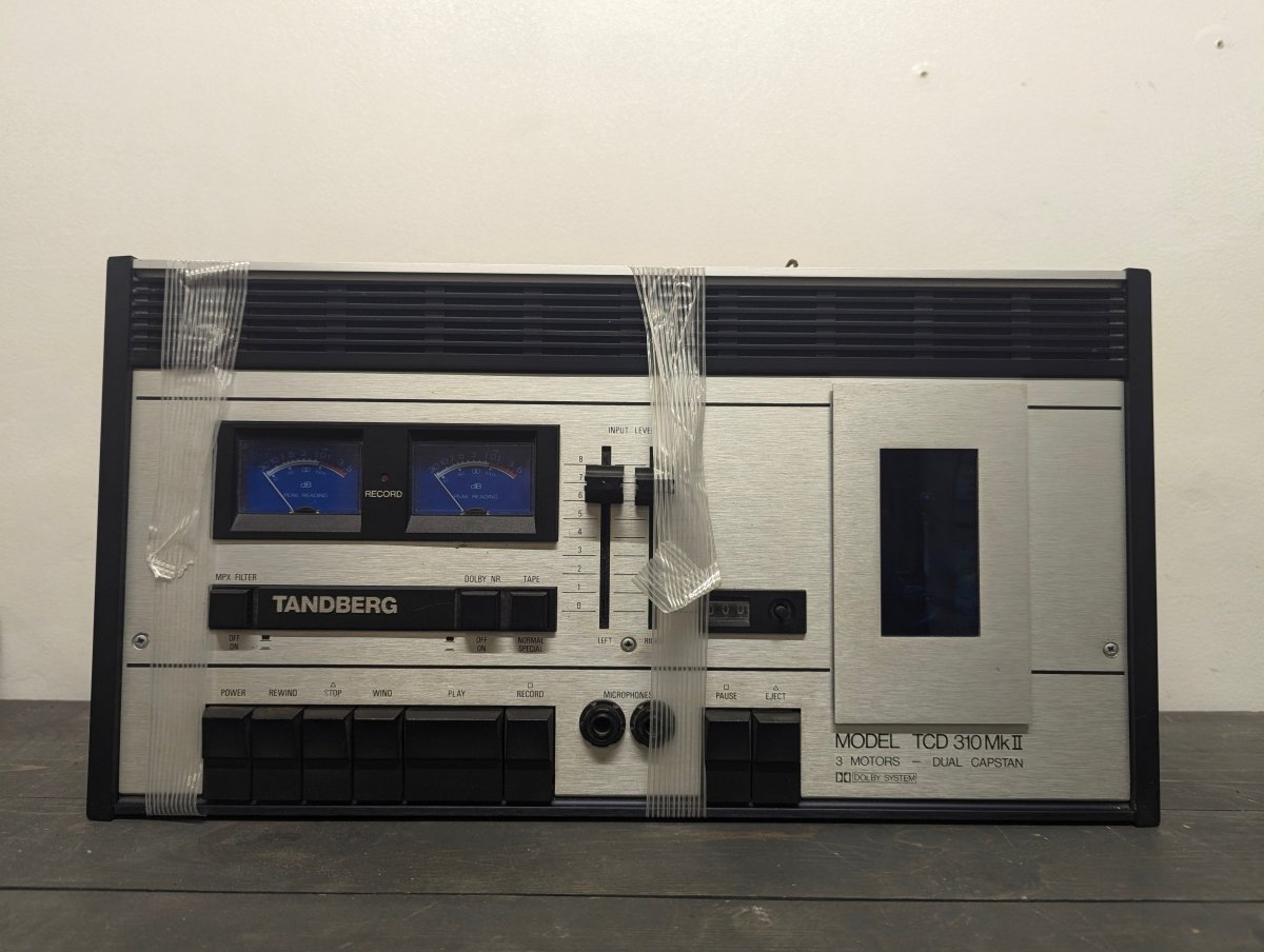 Vintage Tandberg Model TCD 310 MkII Cassette Deck - Classic Hi - Fi Audio - Tested & Working - Crap4Cash -