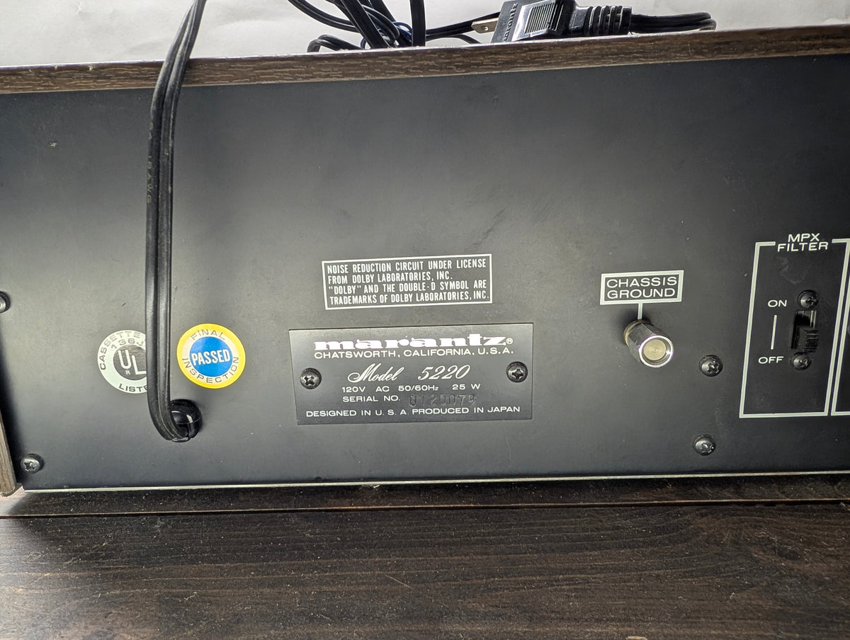 Marantz 5220 Tape Deck