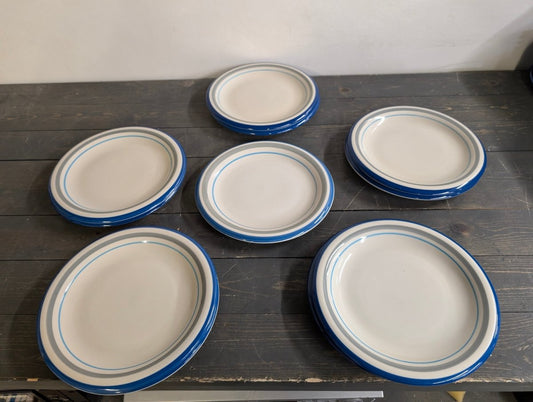 1970's Japanese Colorifics Vintage Stoneware Plates - Crap4Cash - 