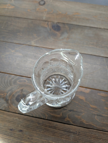 Bohemia Style Cut Glass Milk Pitcher