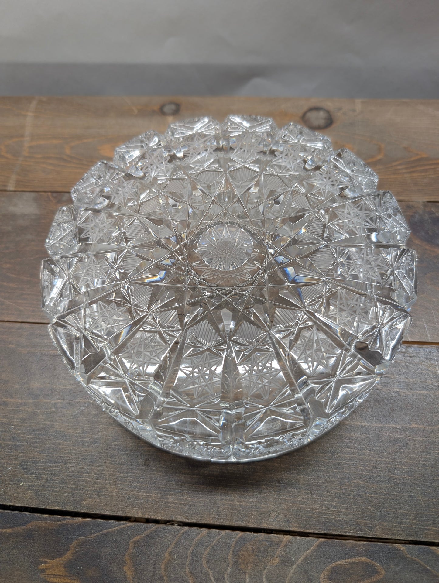 Beautifully Cut Crystal Ash Tray Likely Rogaska