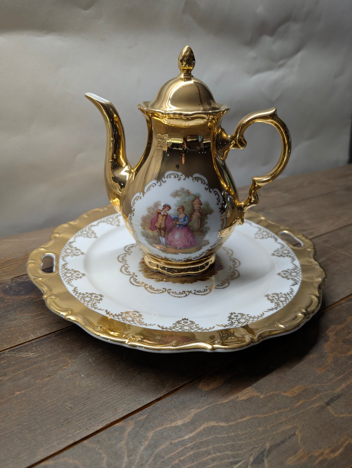 16 Piece Vintage Porcelain STW Bavarian Tea Set