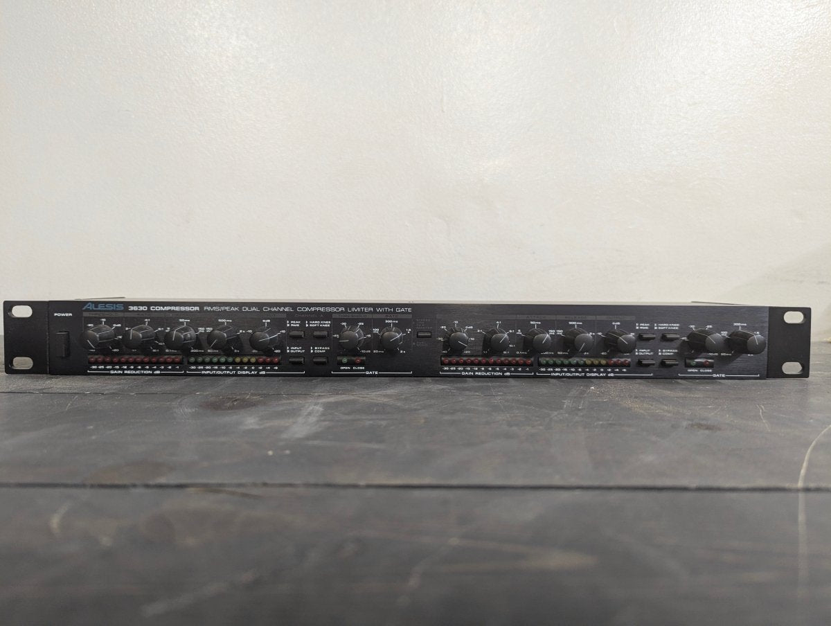 Alesis 3630 Dual - Channel Compressor/Limiter/Expander/Gate - Crap4Cash - 