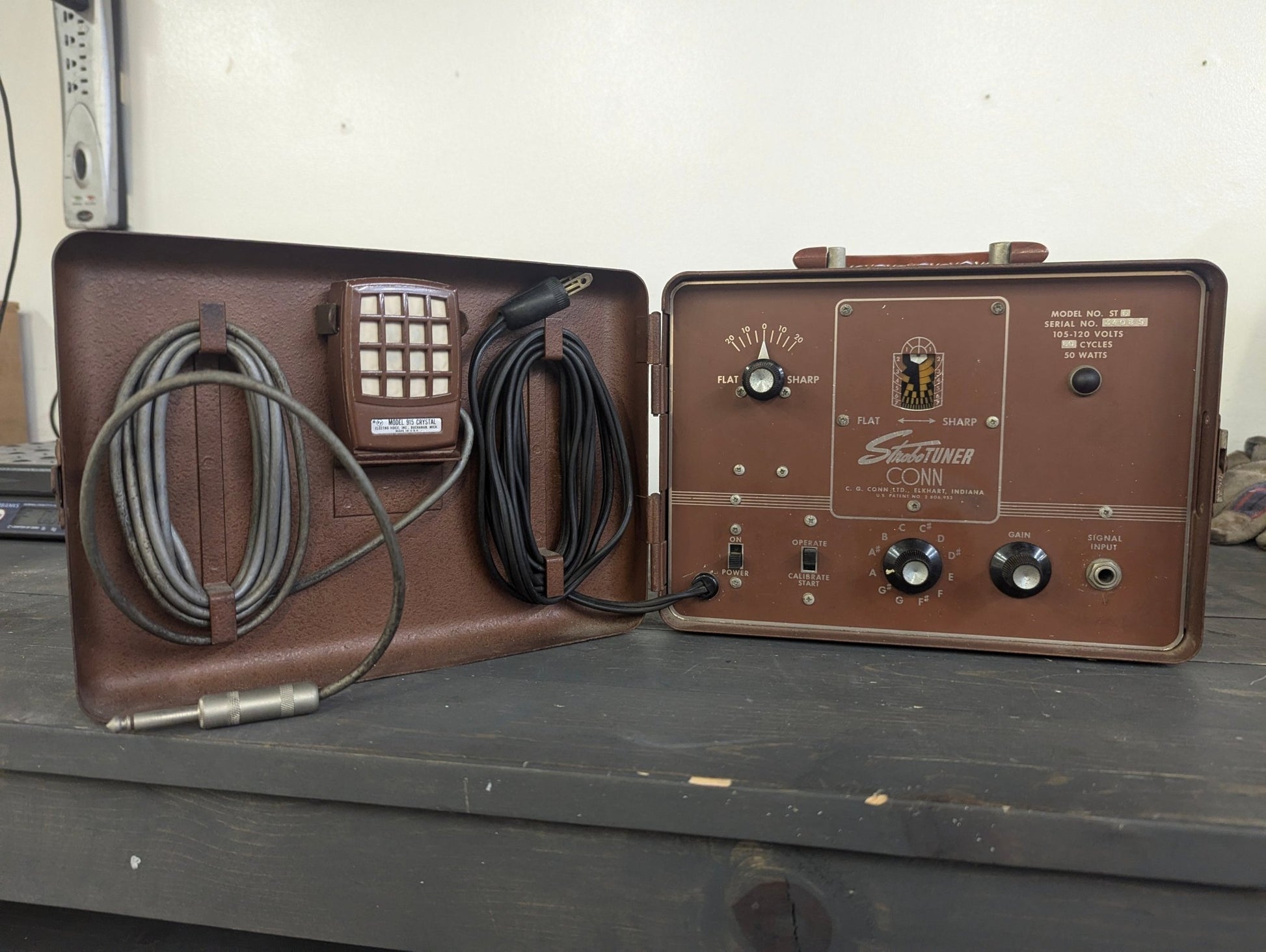 Conn ST - 6 Strobotuner - Vintage Analog Tuner - Used, Working Condition - Crap4Cash - 