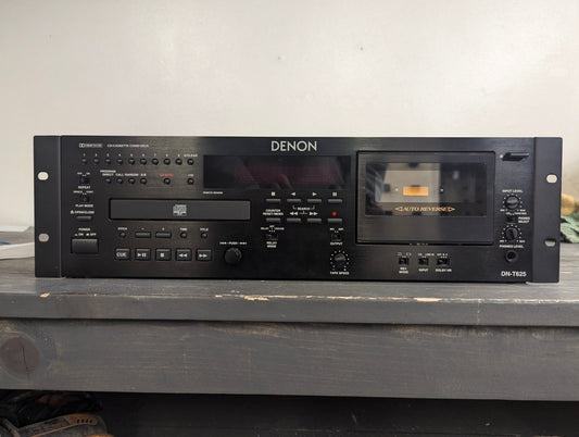 Denon DN - T625 CD/Cassette Combo Deck - Professional Audio Player - Semi Functional - Crap4Cash - 