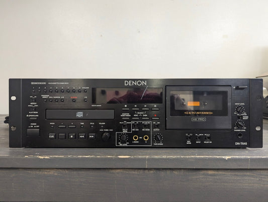 Denon DN - T645 CD/Cassette Combo Deck - Professional - Grade Audio Player - Used Condition - Crap4Cash - 