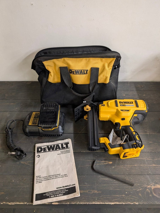 DeWalt 20V MAX XR Cordless 18 Gauge Flooring Stapler DCN682 Everything in the picture included! - Crap4Cash - Power Tools