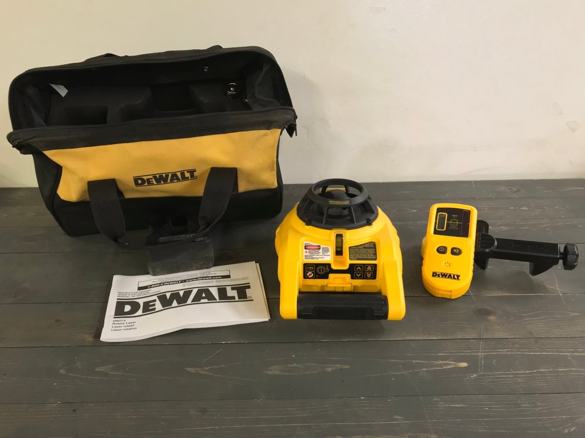 DeWalt DW074 Self - leveling Rotary Laser Kit - Crap4Cash - Tools
