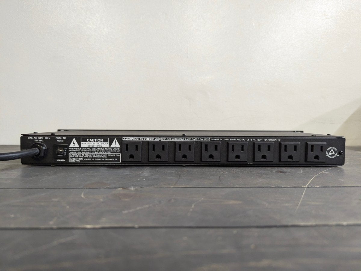 Furman M - 8L Power Conditioner - 8 Outlets with Surge Protection for Audio Gear - Crap4Cash - 