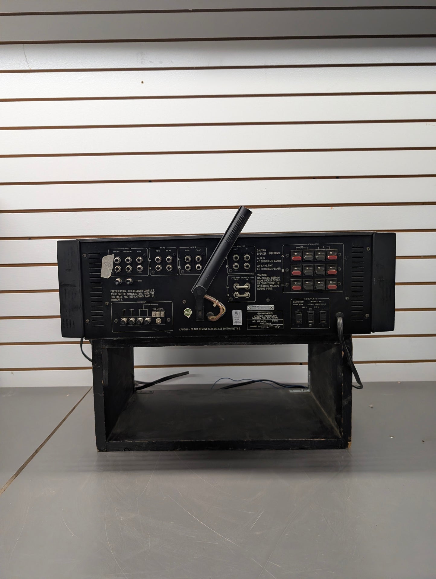 Pioneer SX-1280 *For Parts* Vintage Receiver