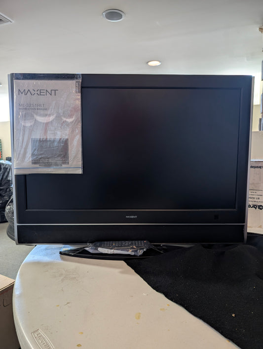 32" Maxent TV with Built In DVD Player