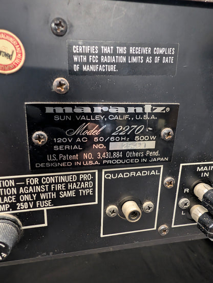 Marantz 2270 Vintage Reciever