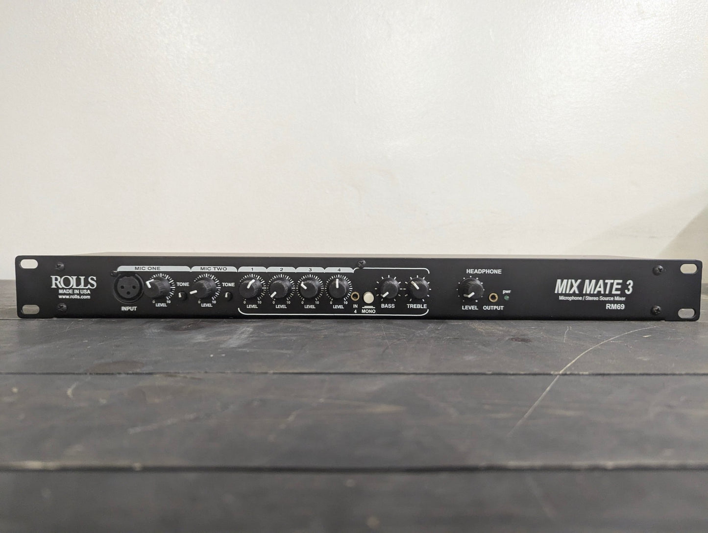 Rolls RM69 Mix Mate 3 Compact 3 - Channel Mixer Used Good Condition - Crap4Cash - 