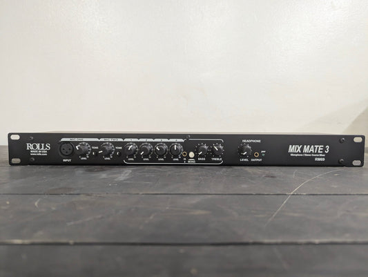 Rolls RM69 Mix Mate 3 Compact 3 - Channel Mixer Used Good Condition - Crap4Cash - 