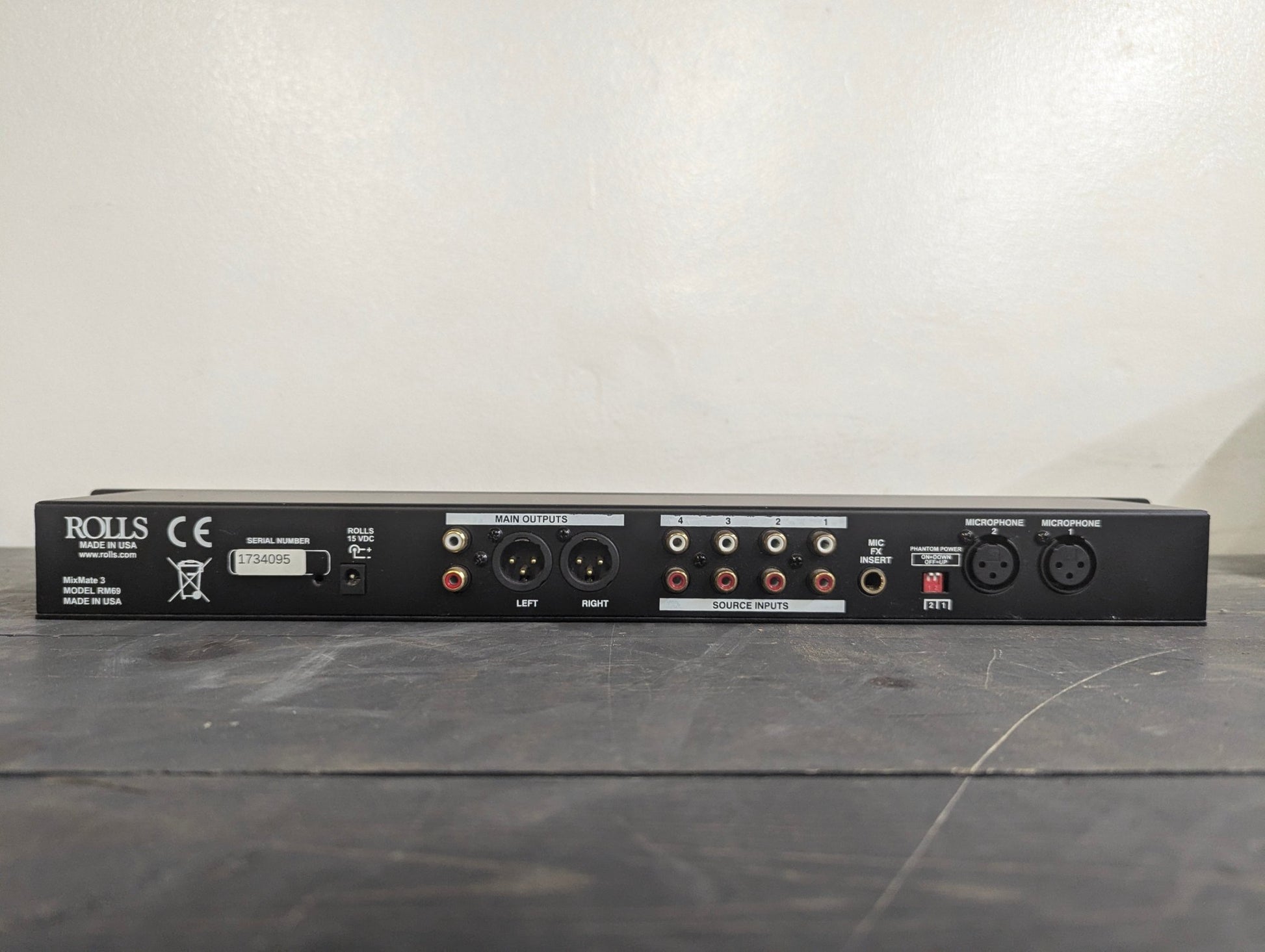 Rolls RM69 Mix Mate 3 Compact 3 - Channel Mixer Used Good Condition - Crap4Cash - 