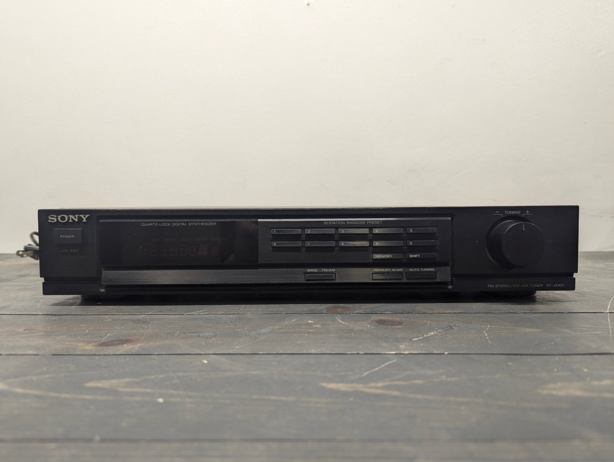 Sony ST - JX401 Quartz Digital Synthesizer Stereo Tuner Used - Crap4Cash - 