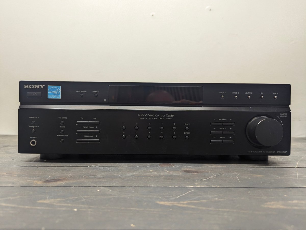 Sony STR - DE197 Stereo Receiver - 2 - Channel Home Audio - Great Condition - Crap4Cash - 