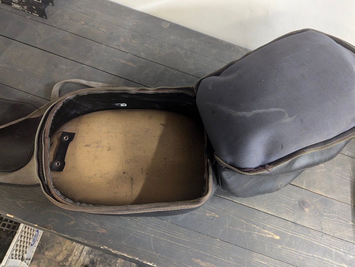 Vintage Harro style leather BMW Gas Can Bag - Crap4Cash - 