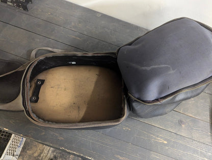 Vintage Harro style leather BMW Gas Can Bag - Crap4Cash - 